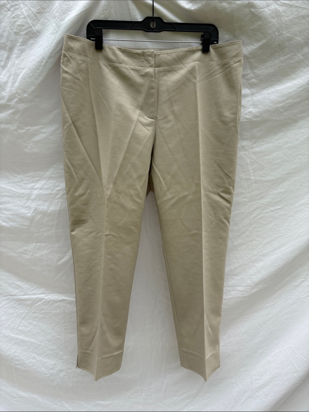 Chico's Straight Leg Chinos in Light Khaki